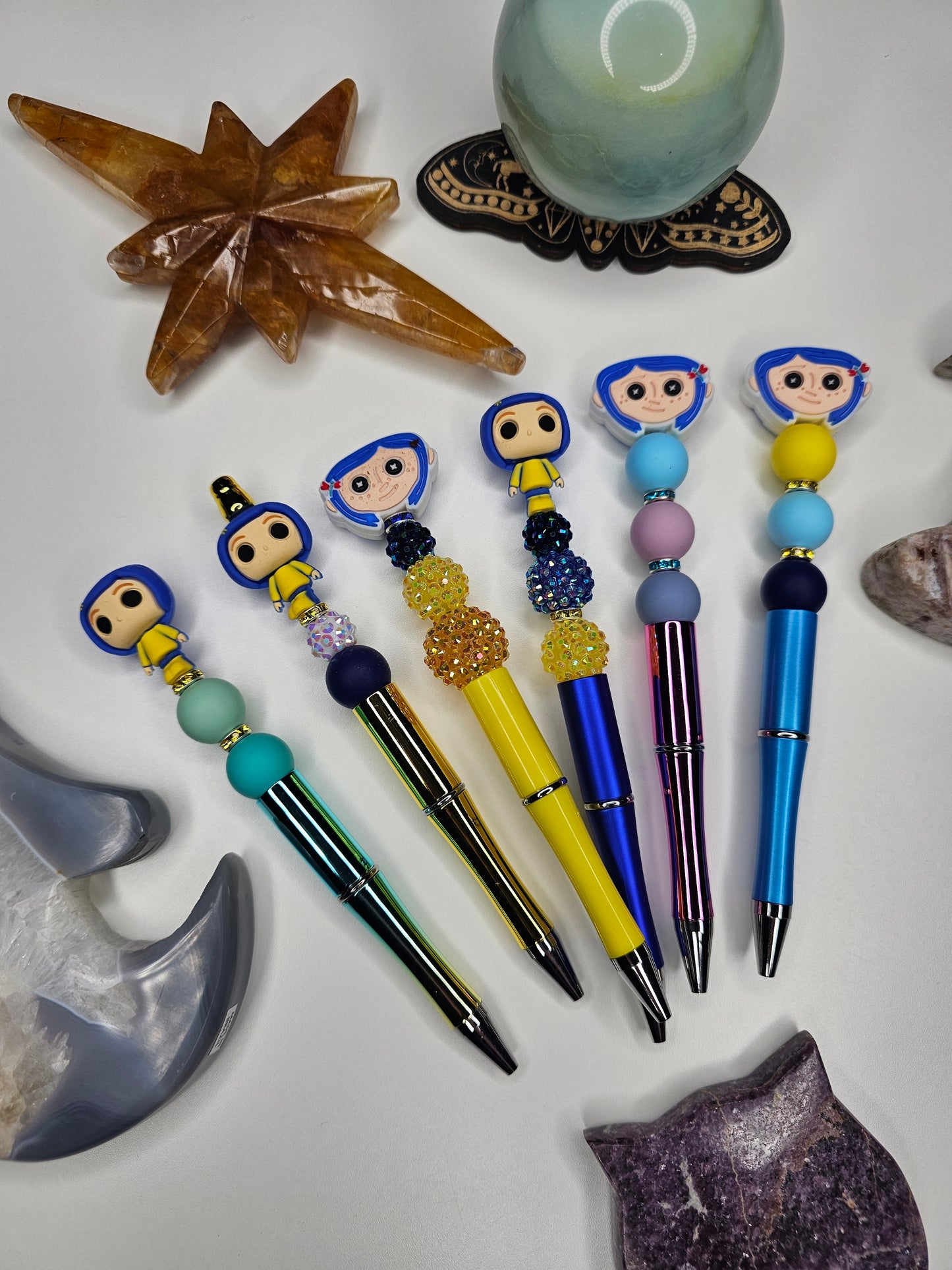 Coraline Beaded Pen