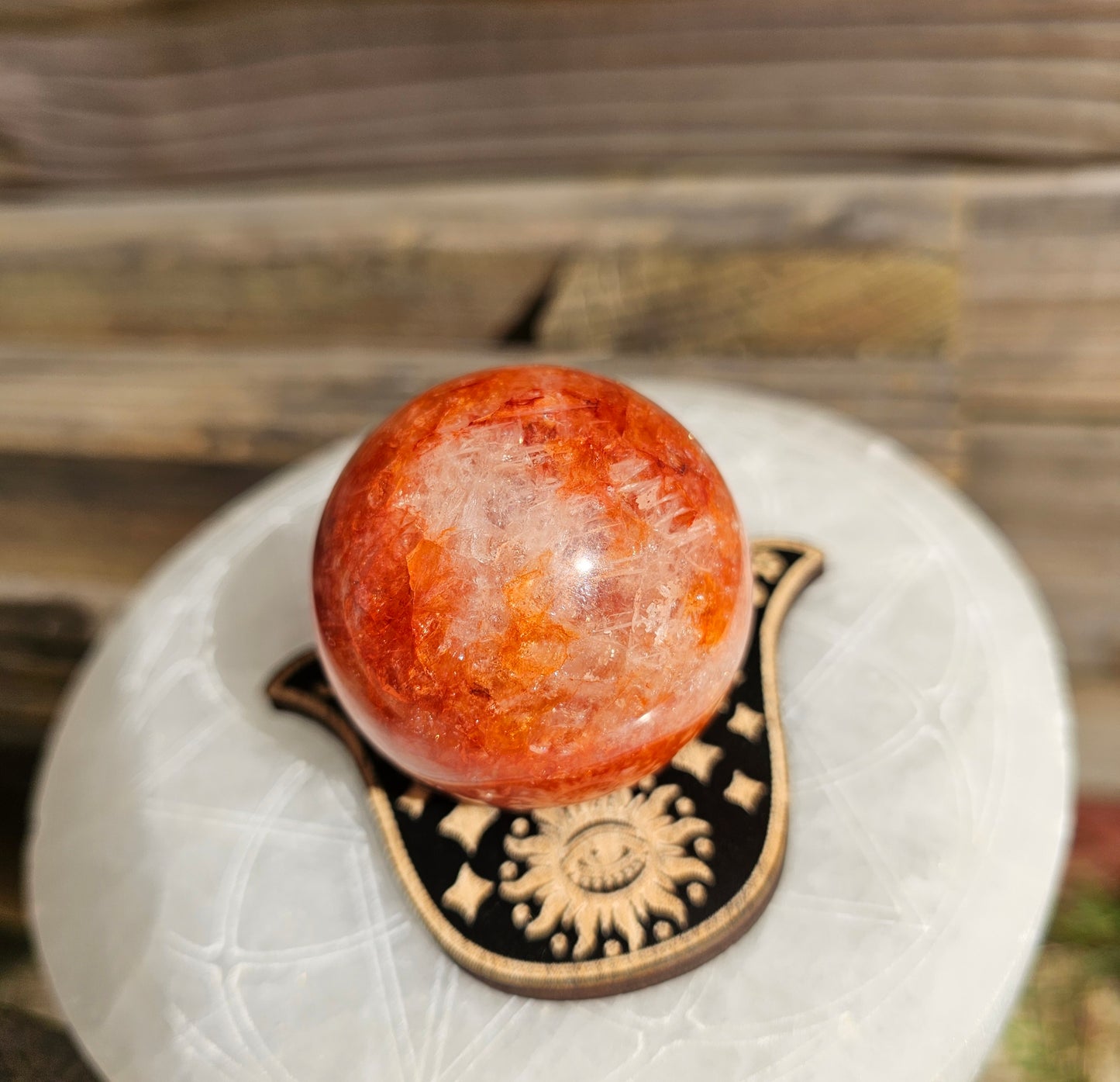 Fire Quartz Sphere *B