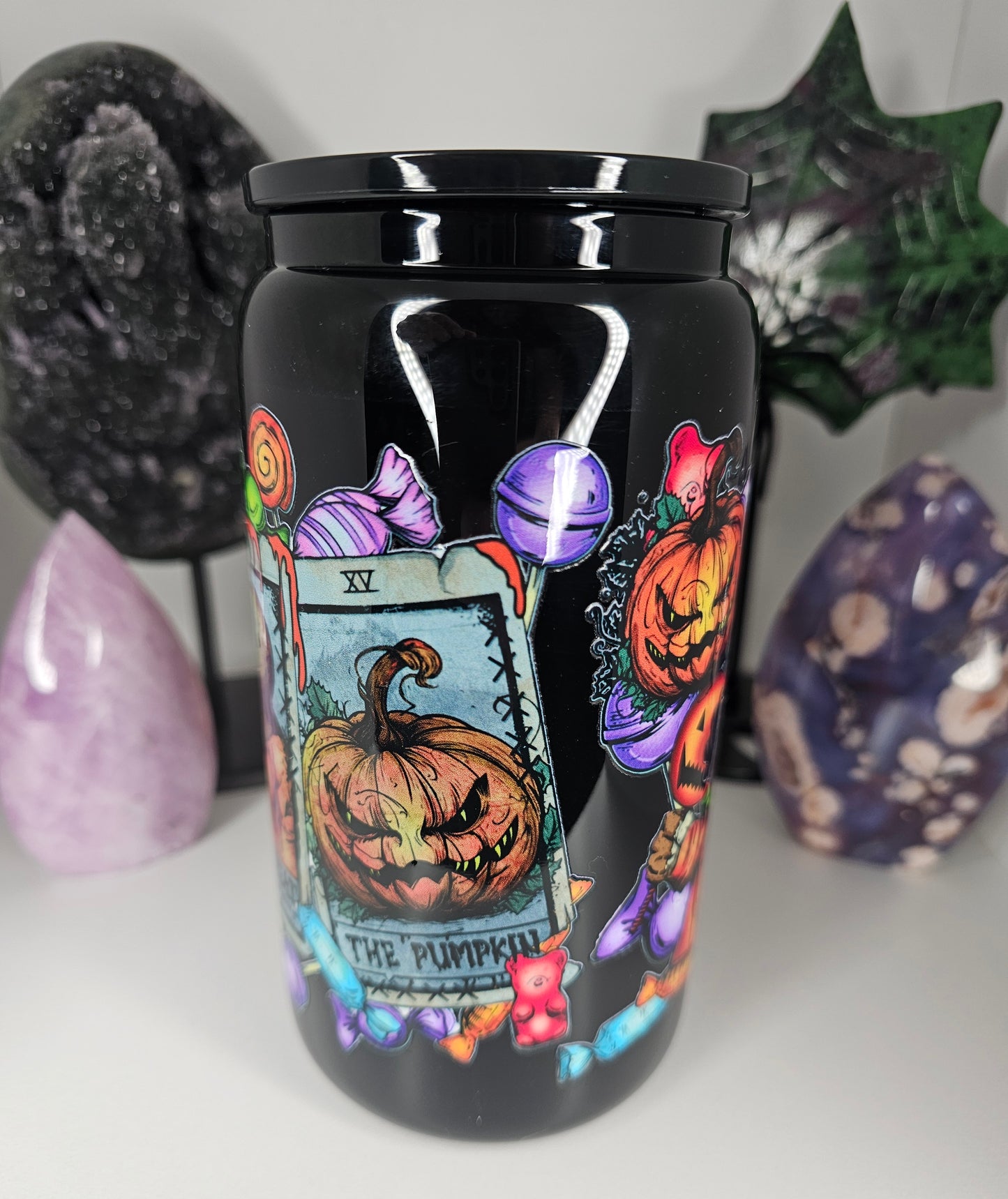 16oz Trick r' Treat Glass Cup
