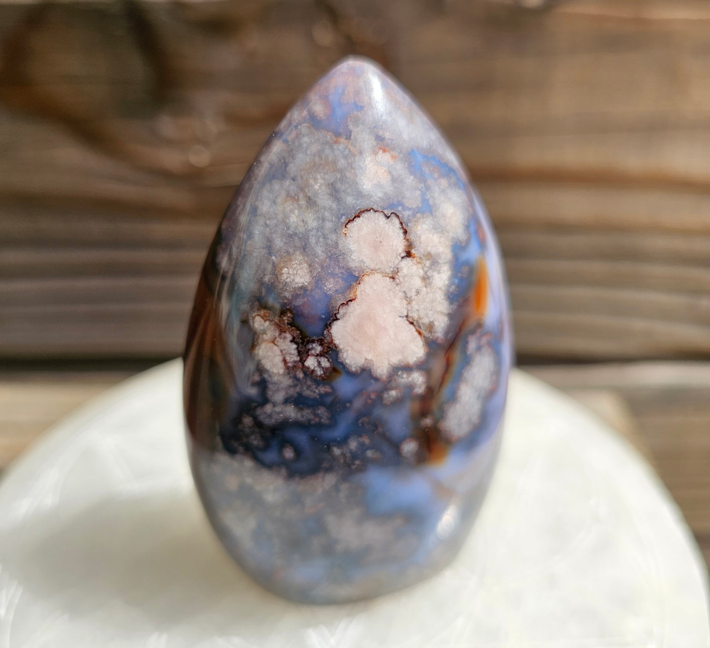 Blue Flower Agate Freeform *C