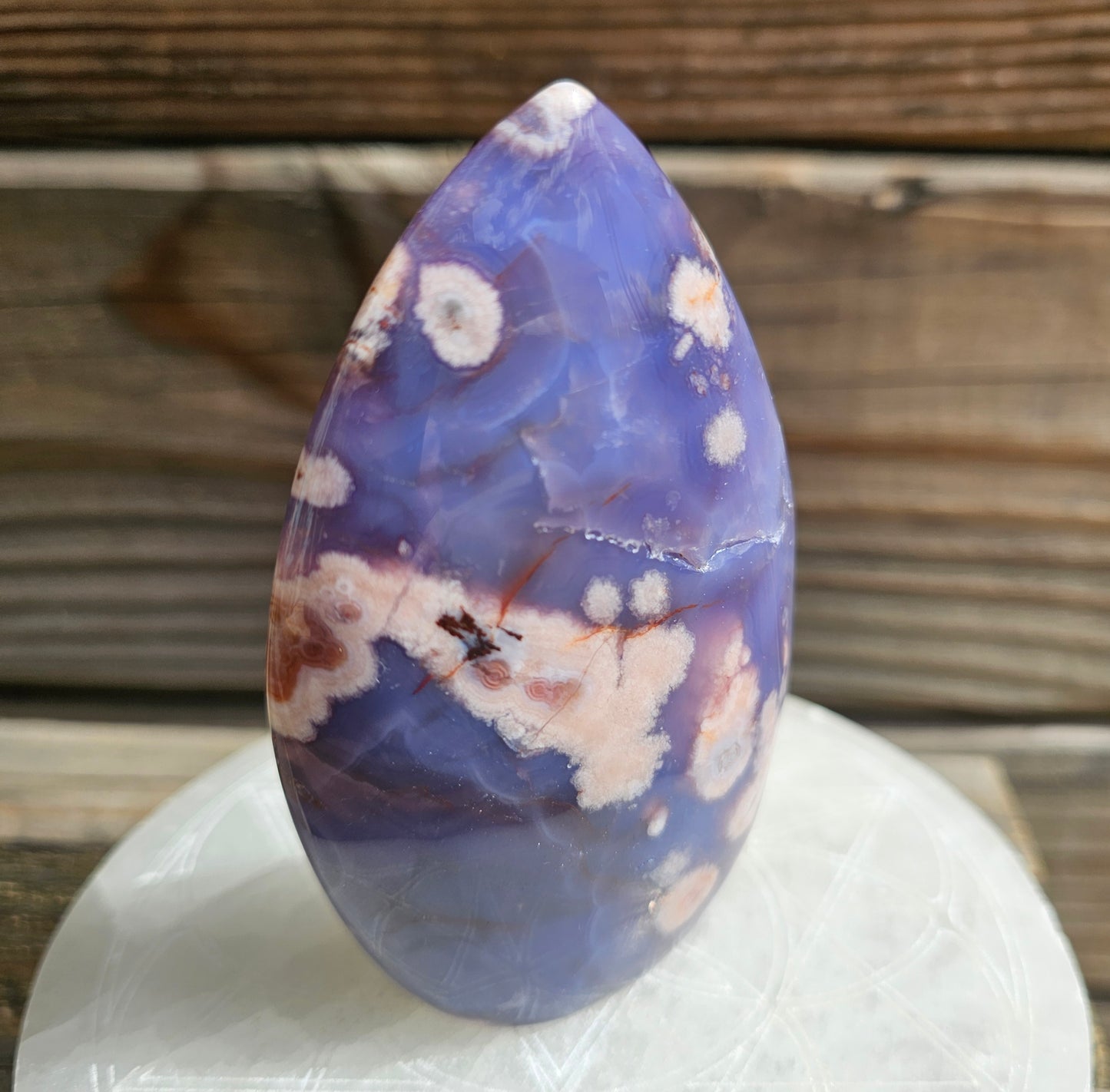 Blue Flower Agate Freeform *A