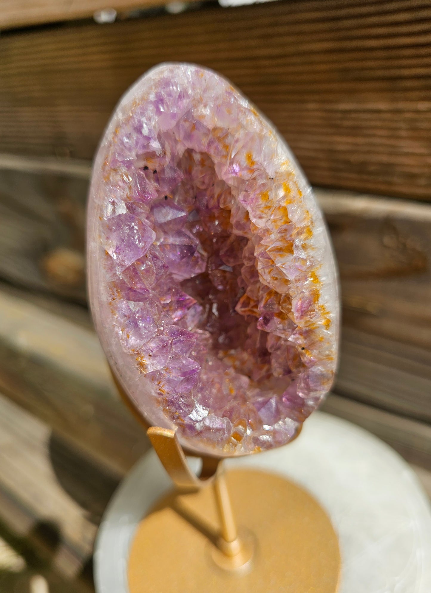 Druzy Amethyst Egg