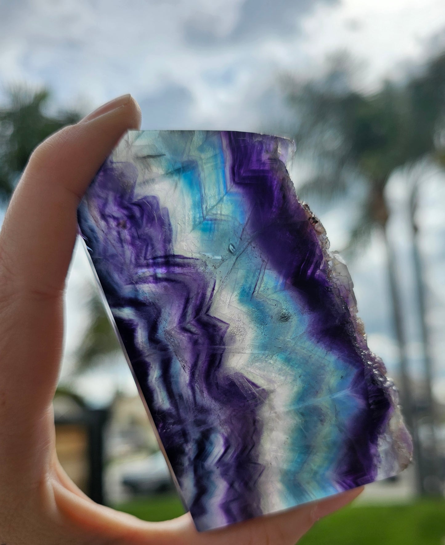 Rainbow Fluorite Tower *B