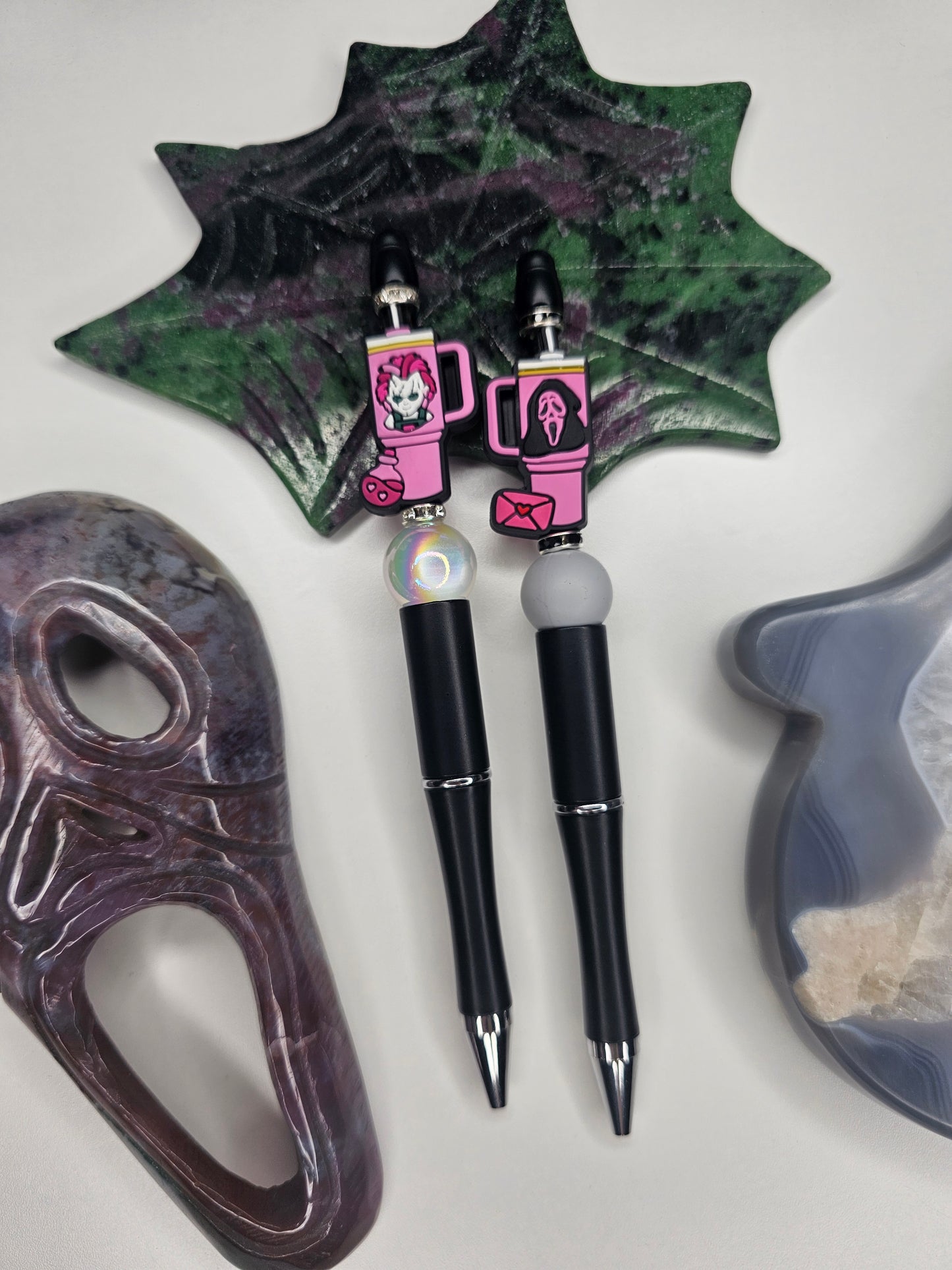 Spooky Cup Beaded Pen