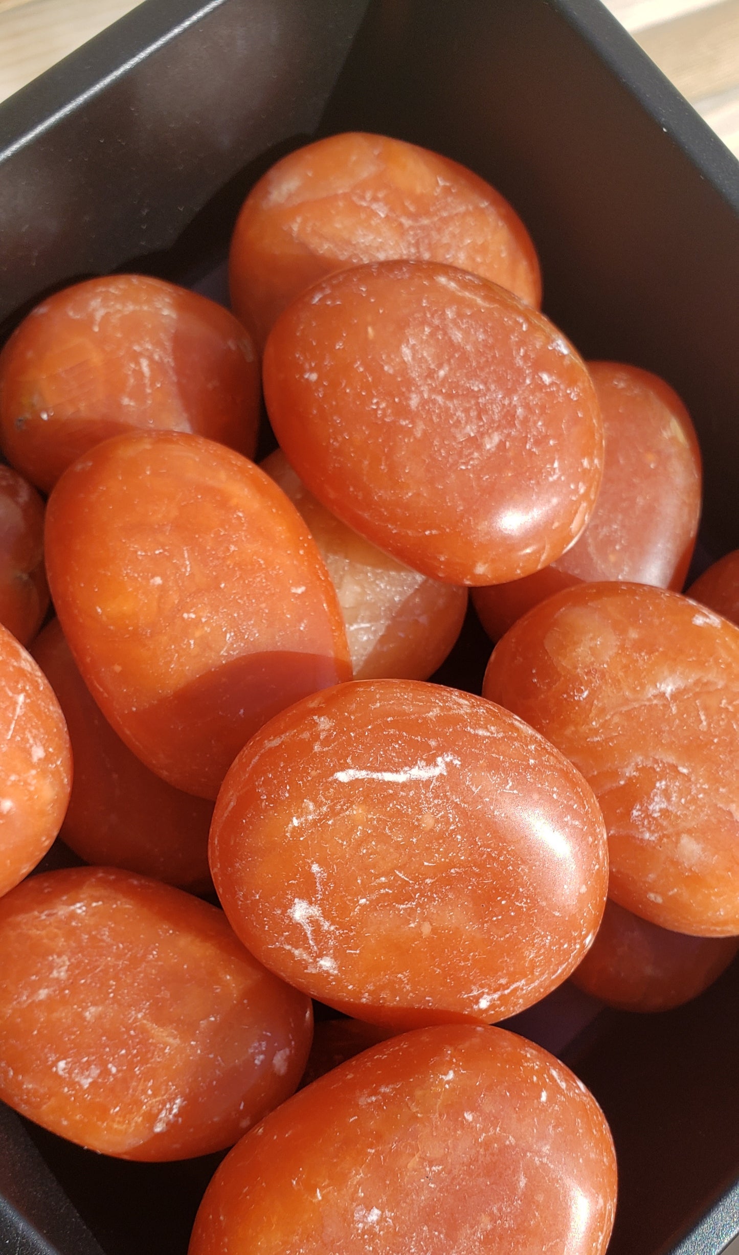 Orange Calcite Palmstone