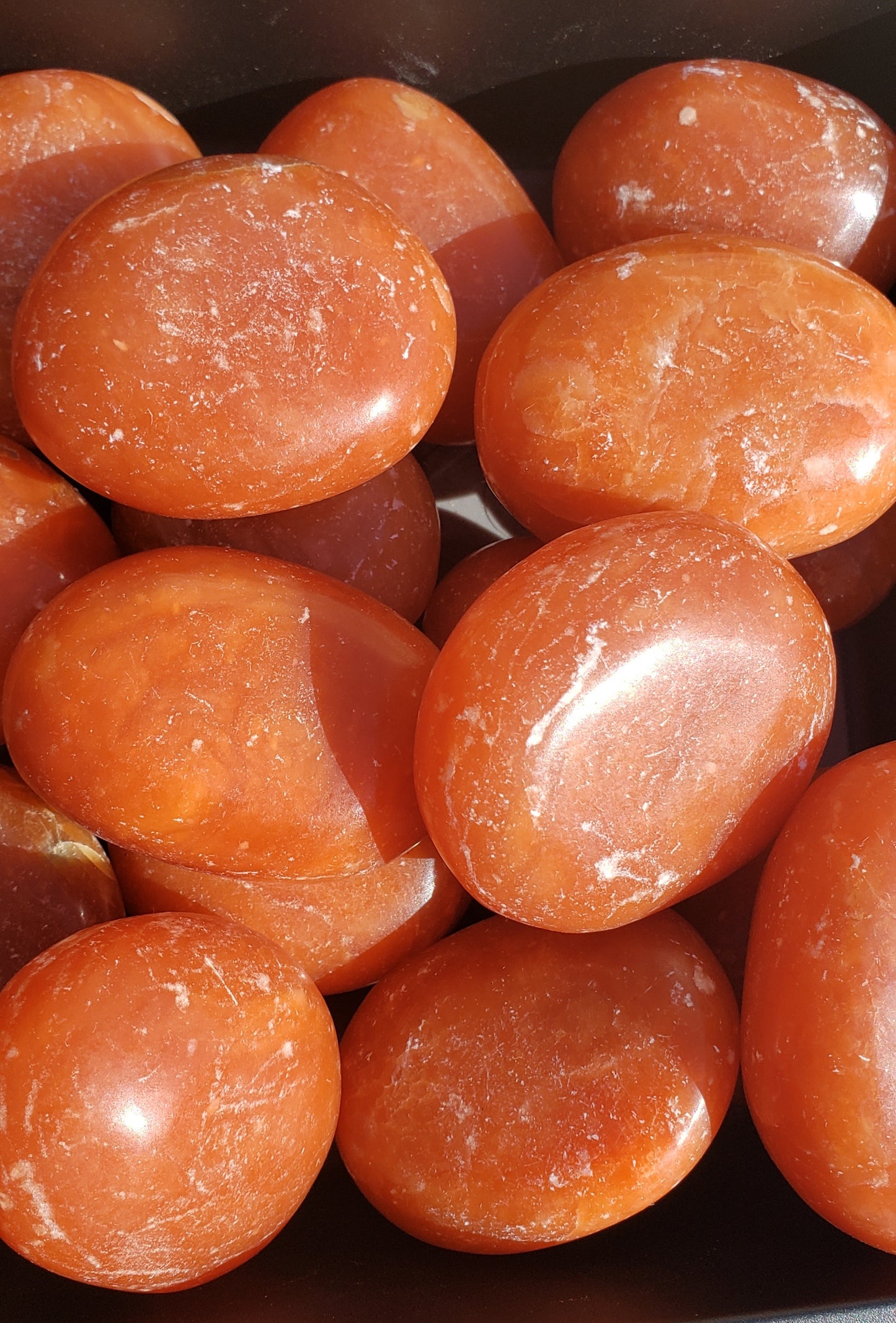 Orange Calcite Palmstone