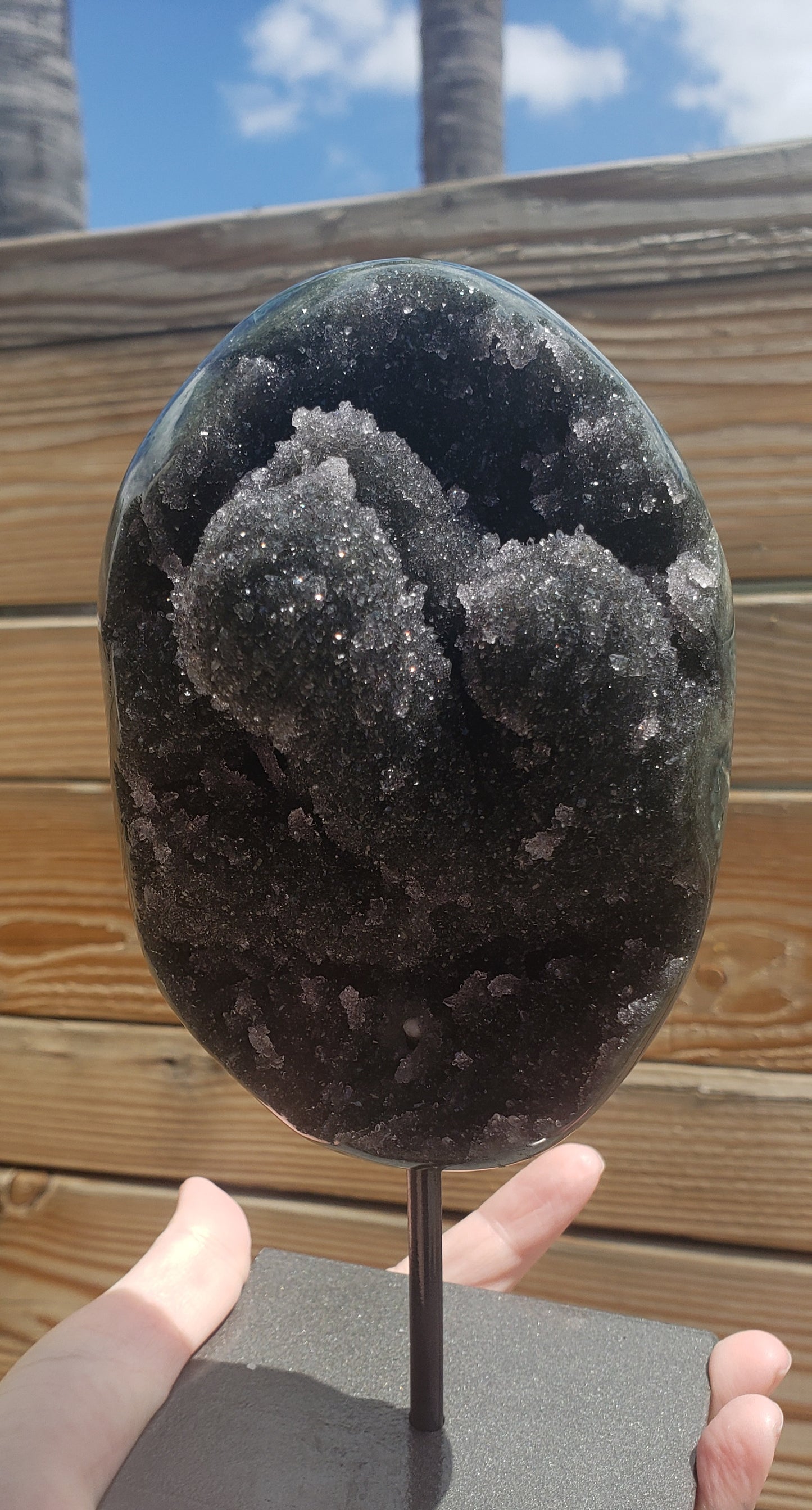 Black Galaxy Amethyst Freeform (B)