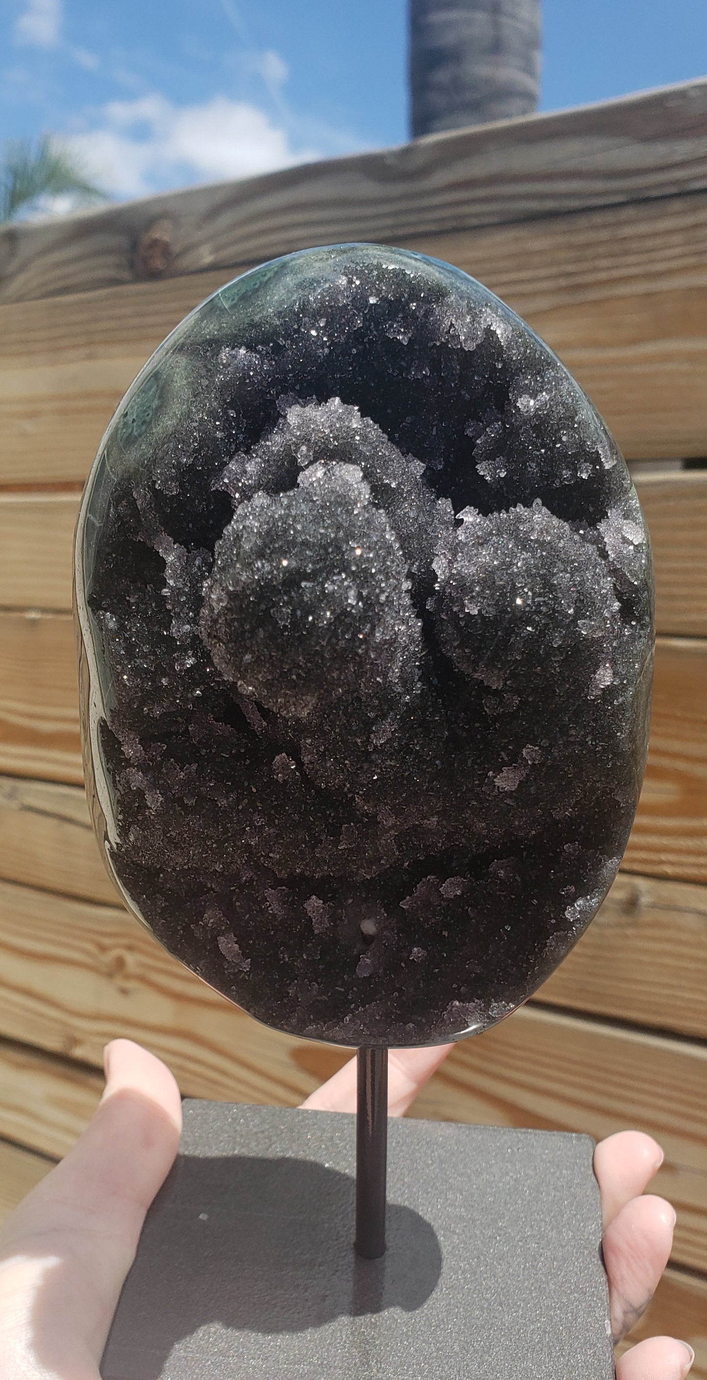 Black Galaxy Amethyst Freeform (B)