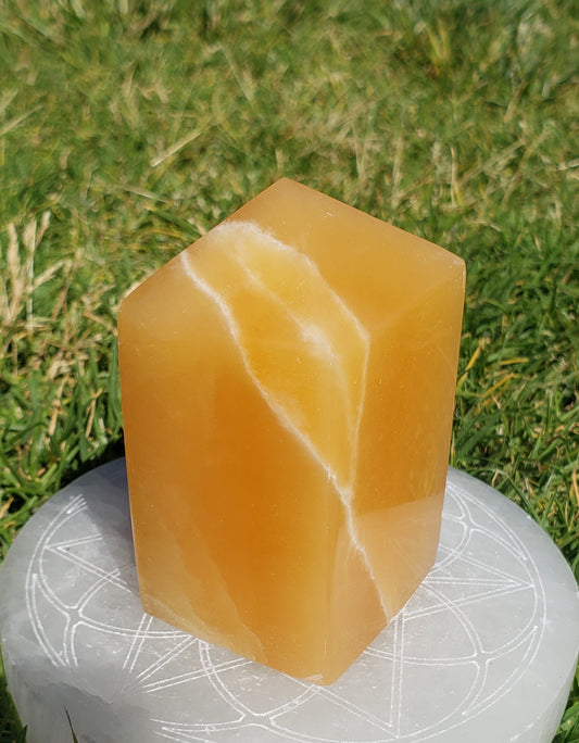 Orange Calcite Jumbo Tower A