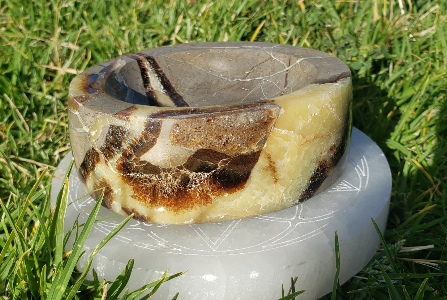 Septarian Bowl/Dish 1.7lb