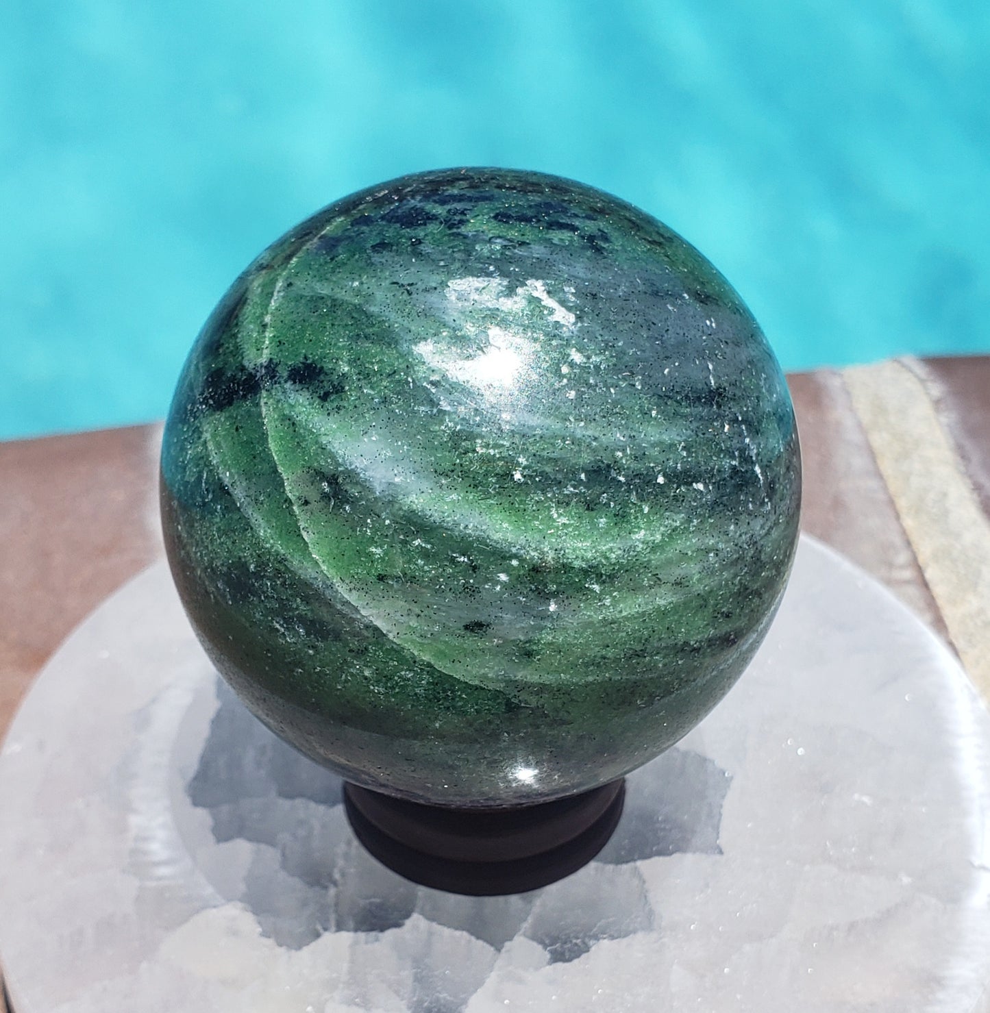 Ruby Zoisite Sphere