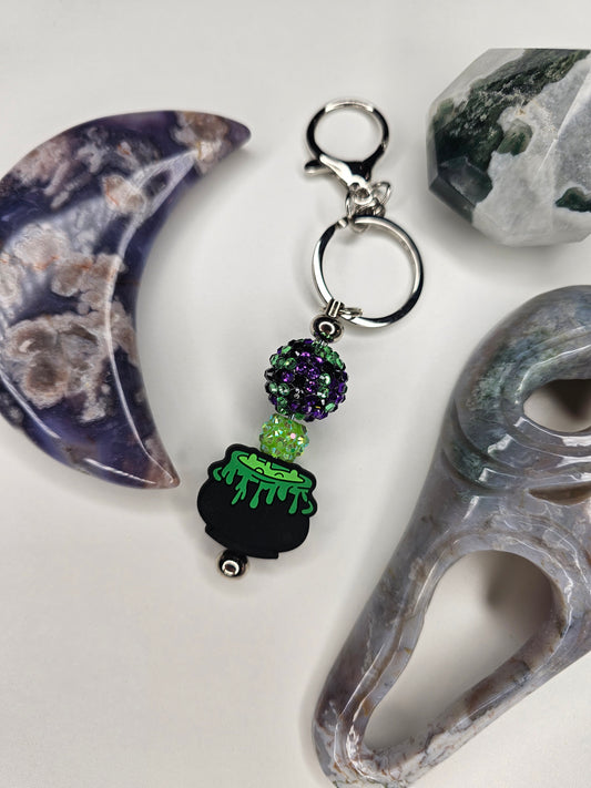 Witches Cauldron Keychain