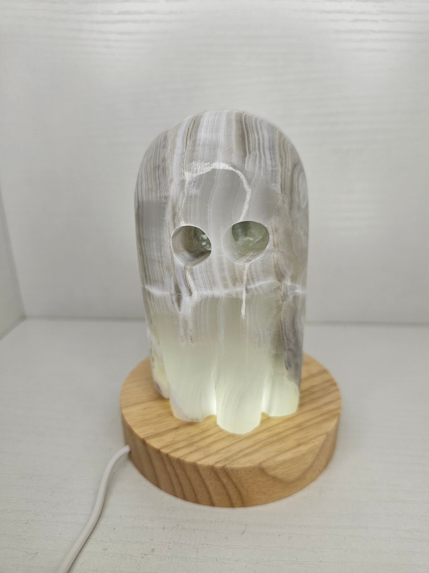 Grey Onyx Ghost Lamp #1