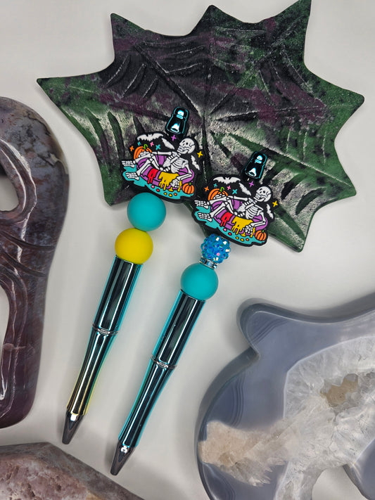Summerween Vibes Beaded Pen