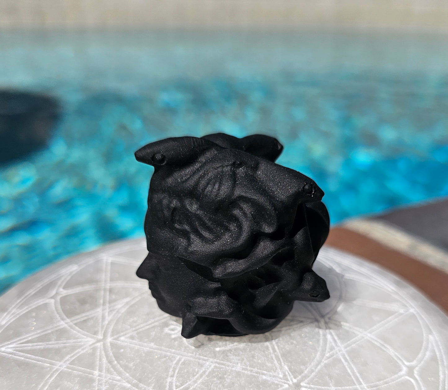 Black Obsidian Medusa