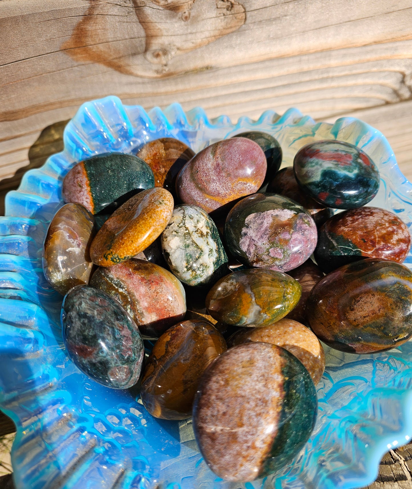 Ocean Jasper Palmstone