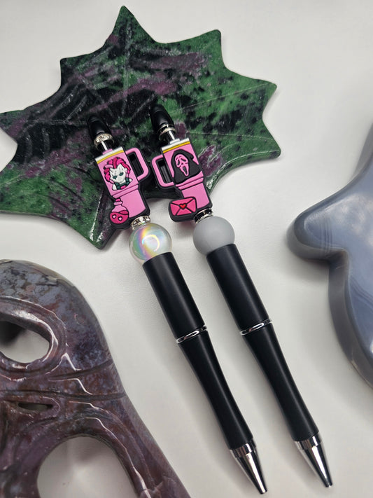 Spooky Cup Beaded Pen