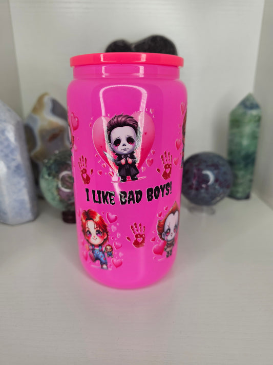 16oz Bad Boys Glass Cup