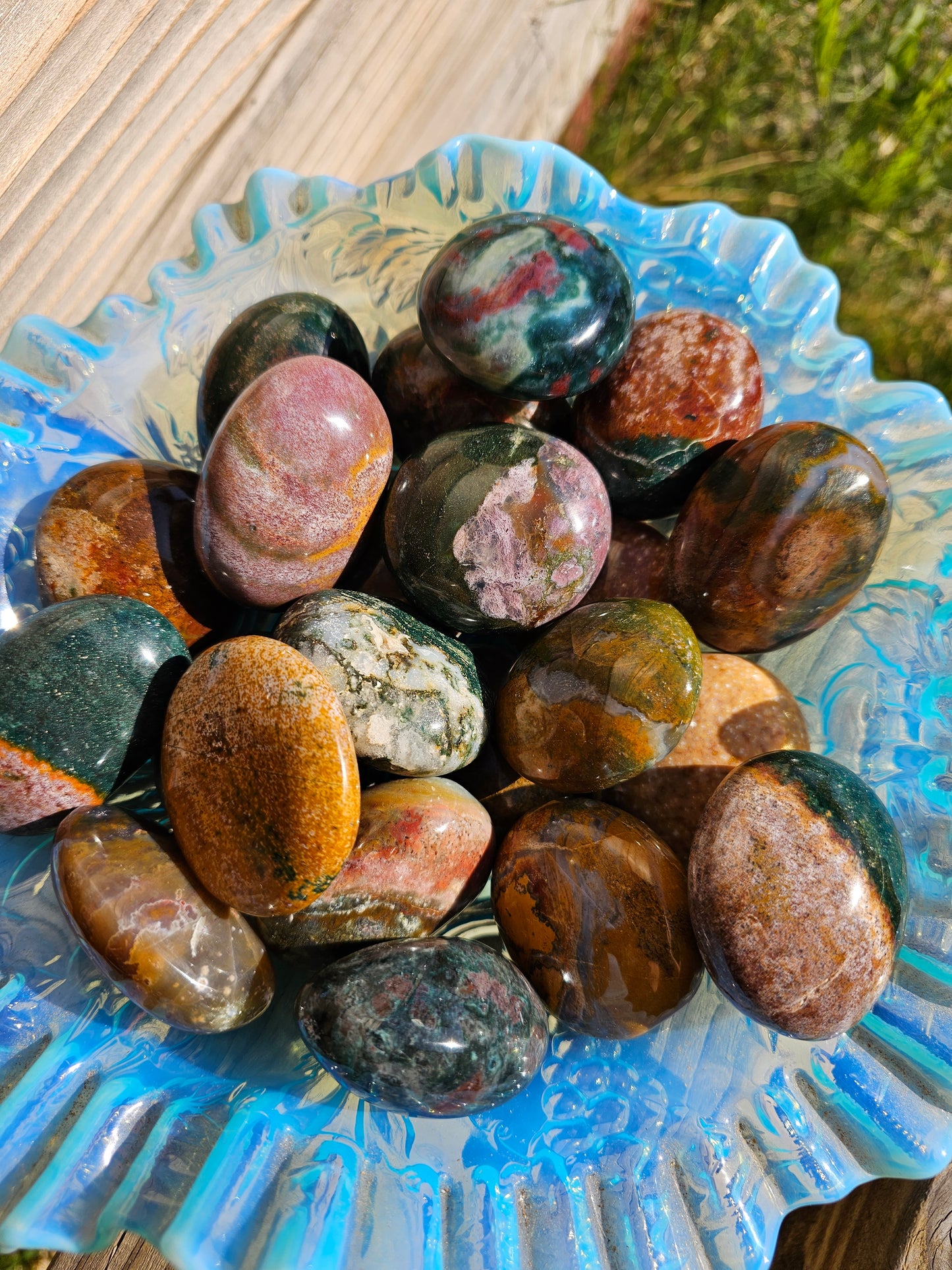 Ocean Jasper Palmstone