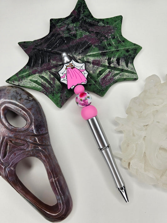 Flower Ghoul Beaded Pen