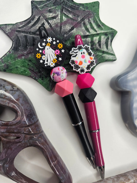 Pretty Ghoul Beaded Pen