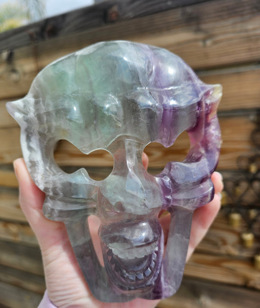 XXL Fluorite Spooky Mask