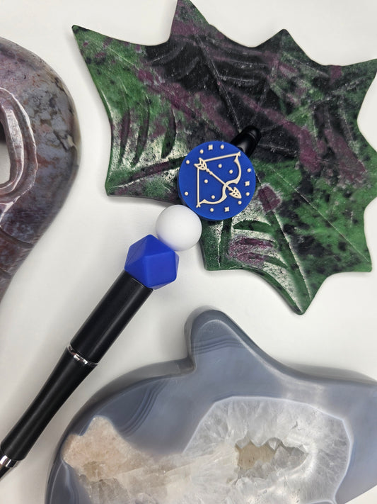 Sagittarius Zodiac Beaded Pen