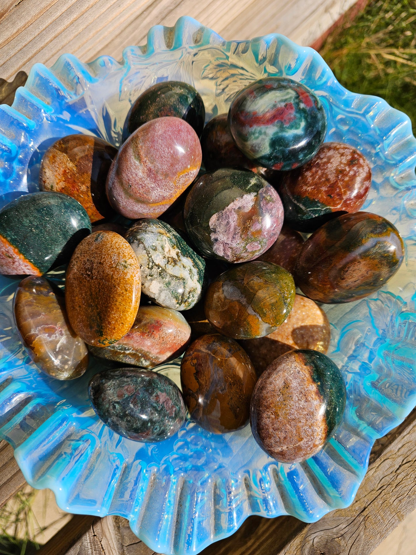 Ocean Jasper Palmstone