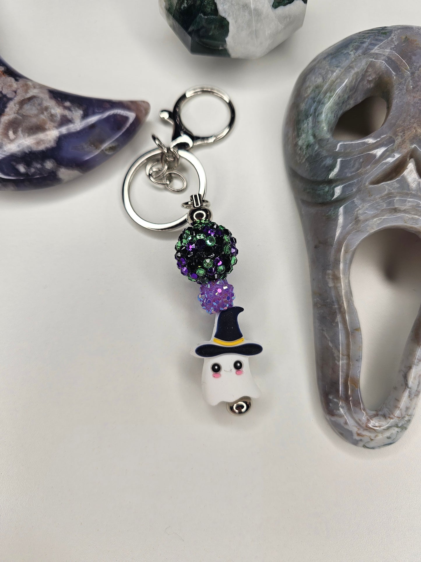 Spooky Boo Keychain