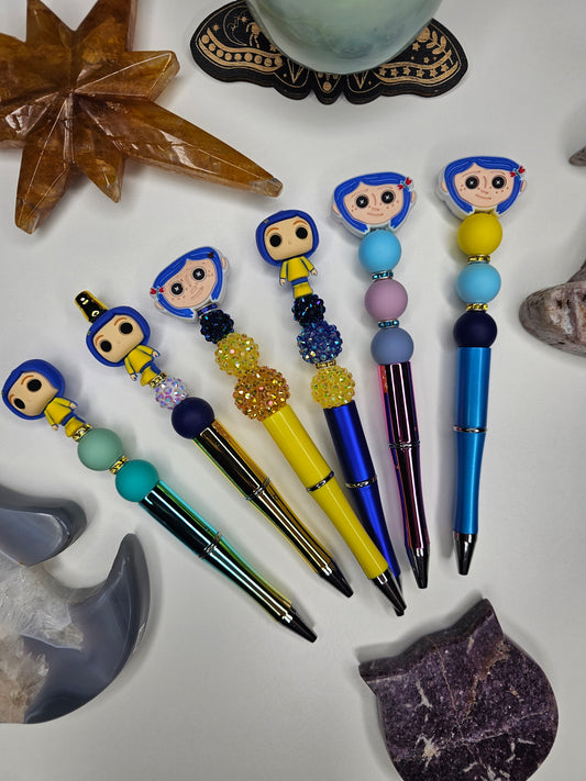 Coraline Beaded Pen