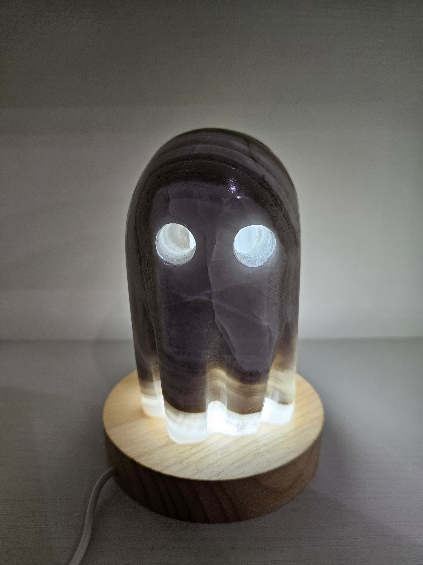 Grey Onyx Ghost Lamp #2