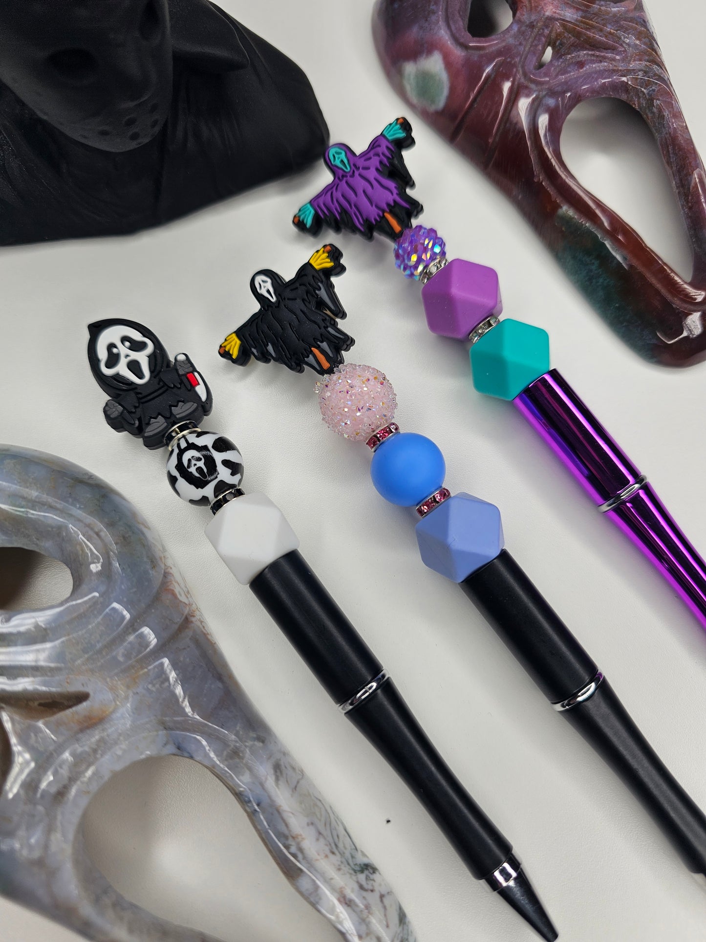Ghostface Beaded Pens