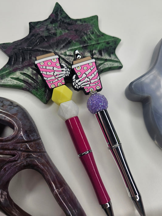 Bones Coffee Beaded Pen