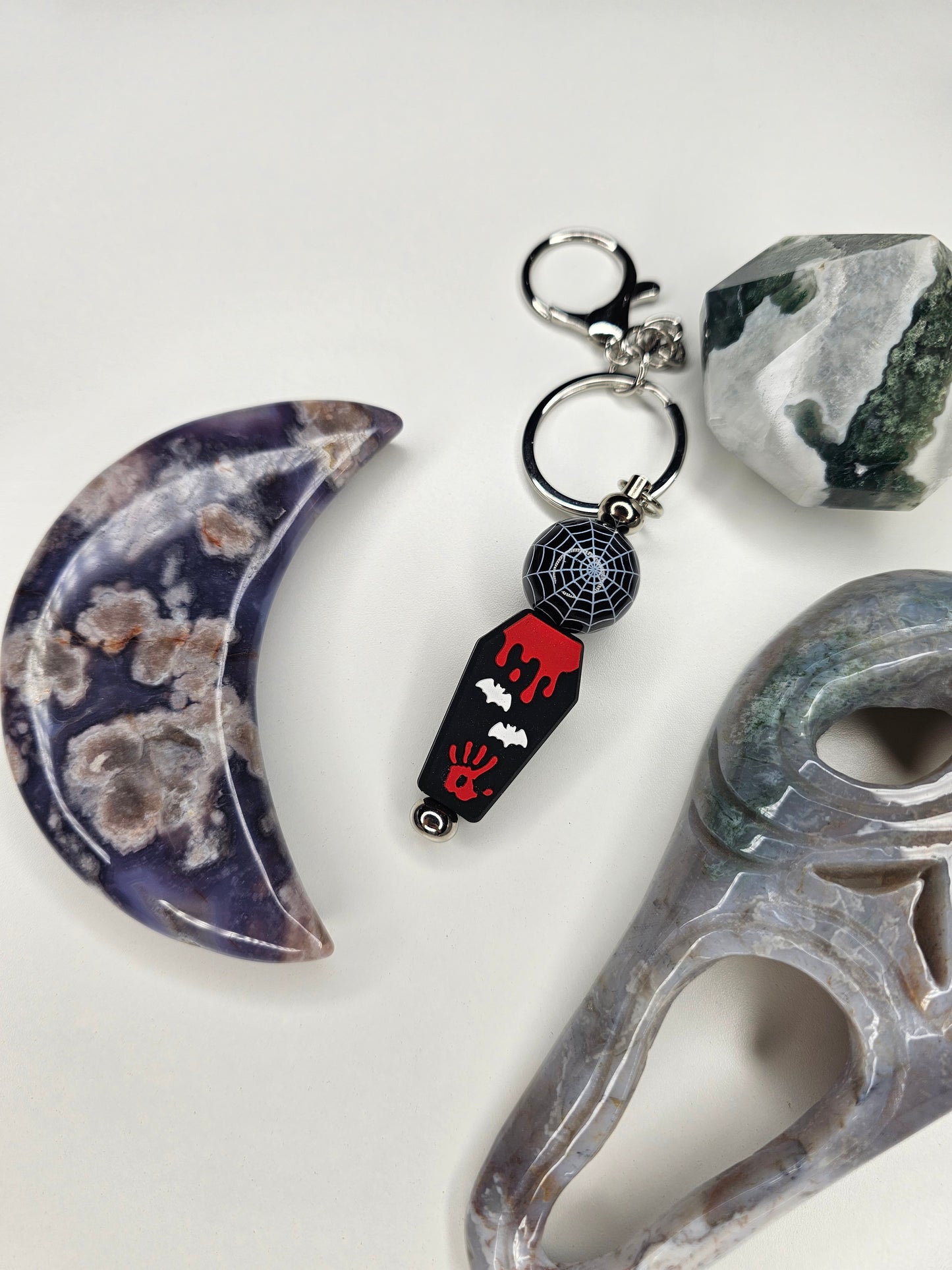 Batty Coffin Keychain