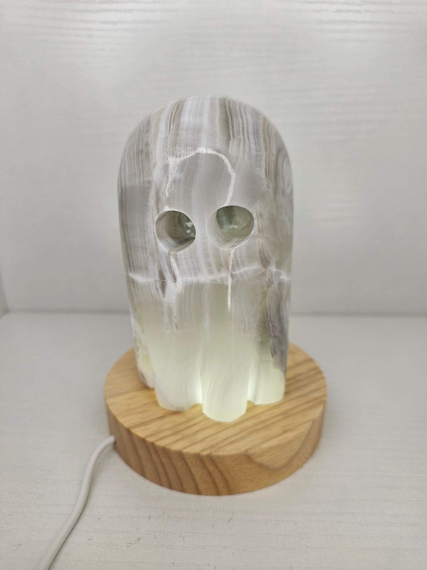 Grey Onyx Ghost Lamp #1