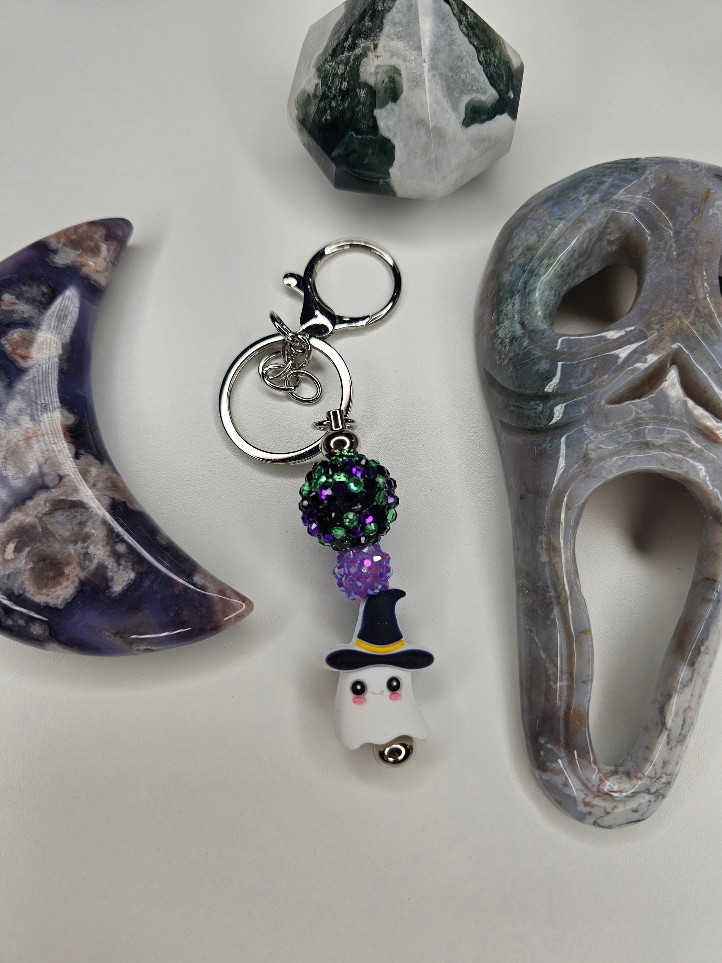 Spooky Boo Keychain