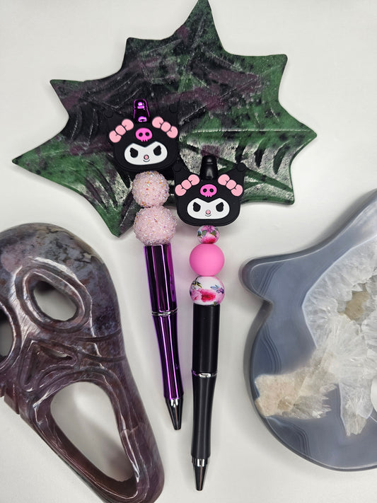 Sweet Kuromi Beaded Pen