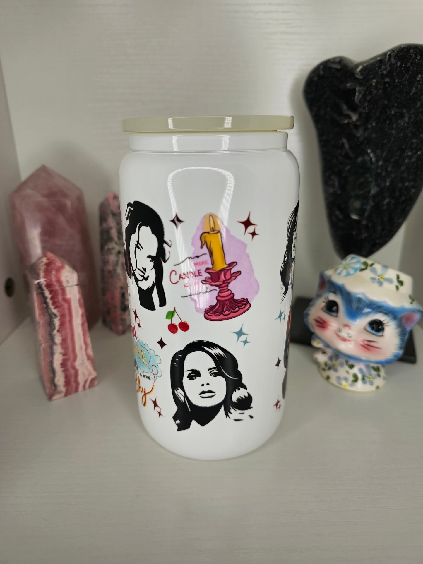 16oz Goddess Glass Cup