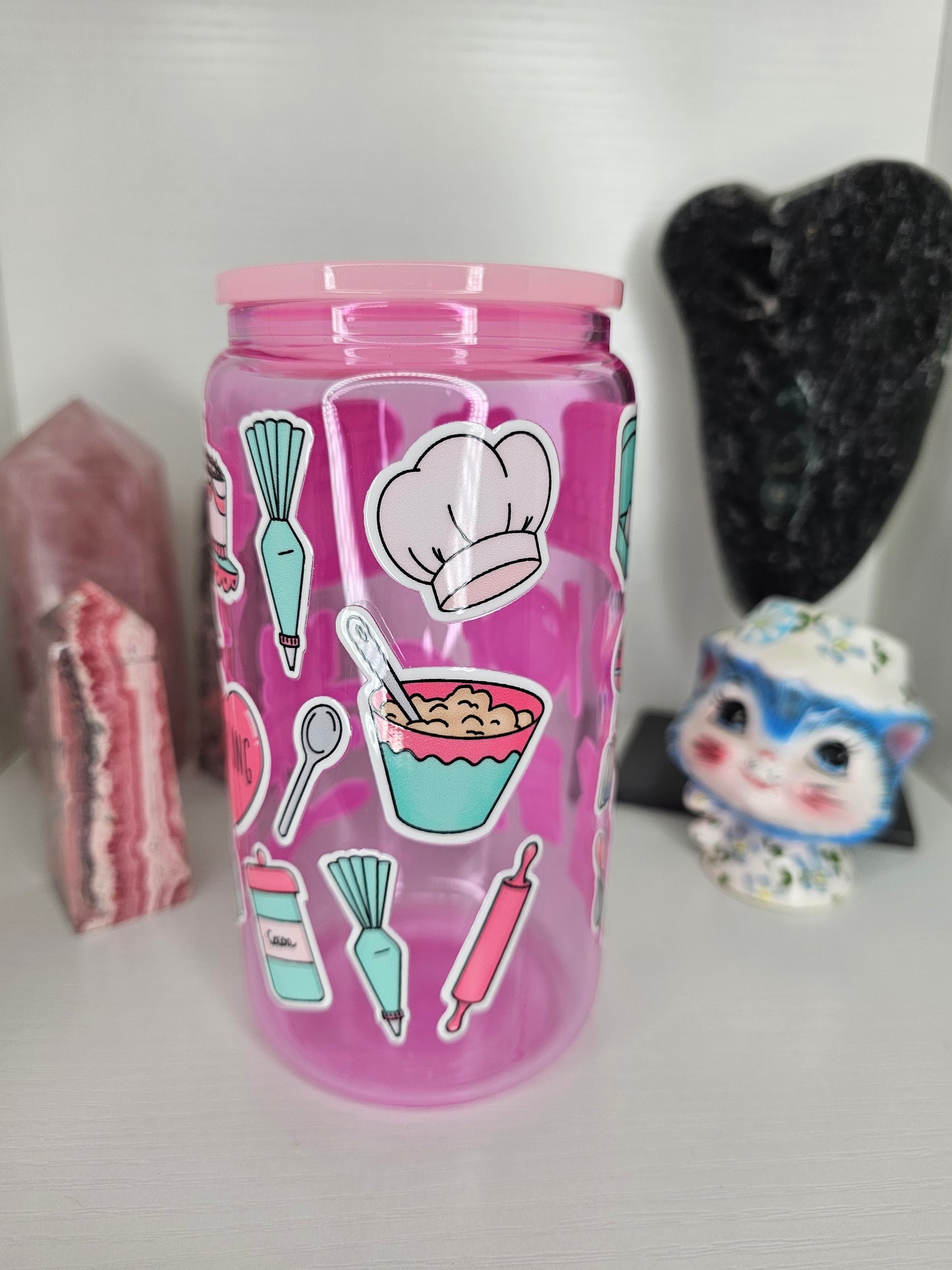 16oz Bakers Glass Cup