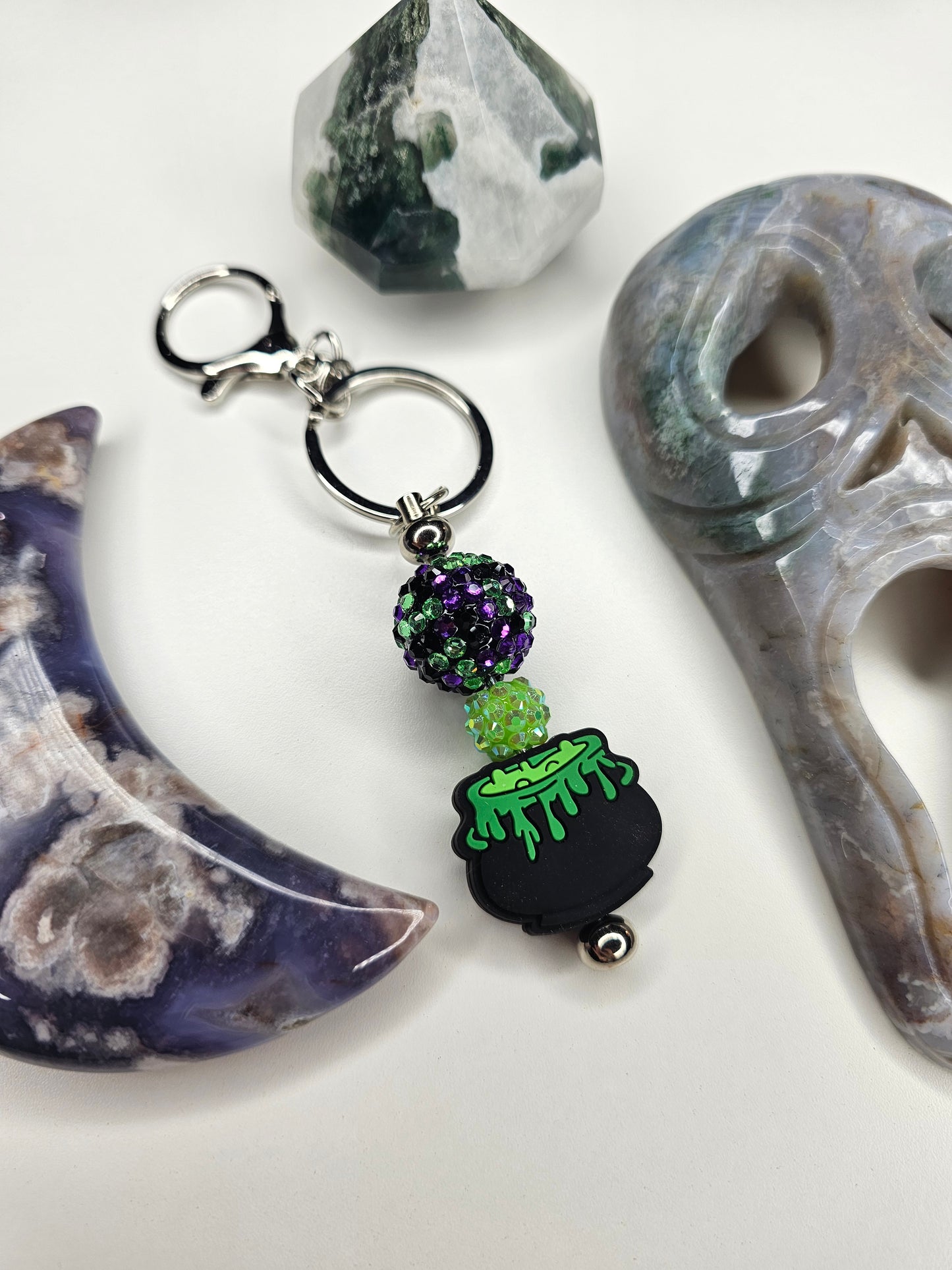 Witches Cauldron Keychain