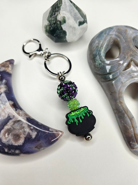 Witches Cauldron Keychain