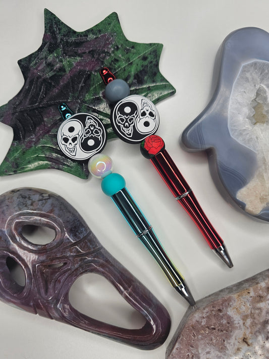 Yin-Yang Beaded Pen
