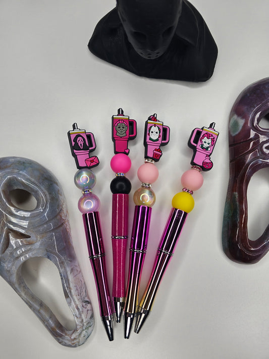 Spooky Cup Beaded Pen