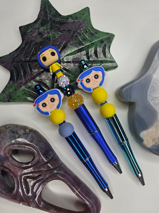 Coraline Jones Beaded Pen
