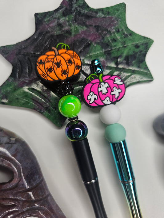 Pumpkin Season Beaded Pen
