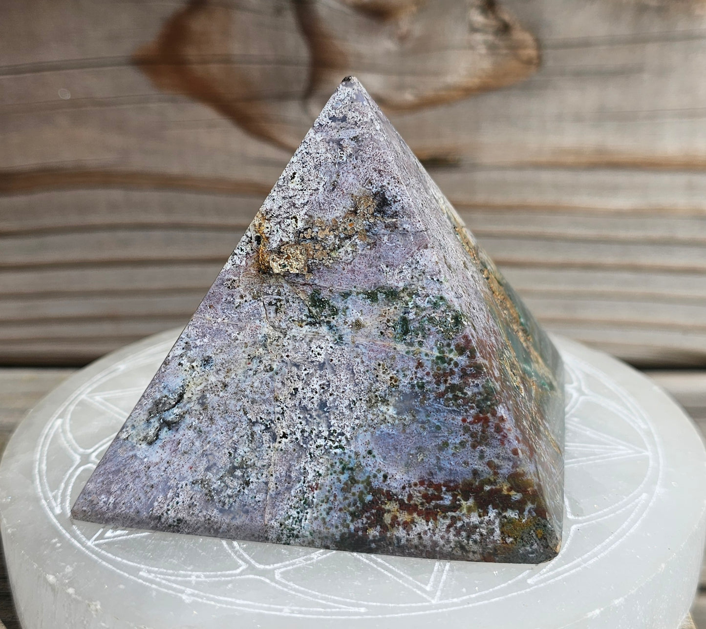 Ocean Jasper Pyramid