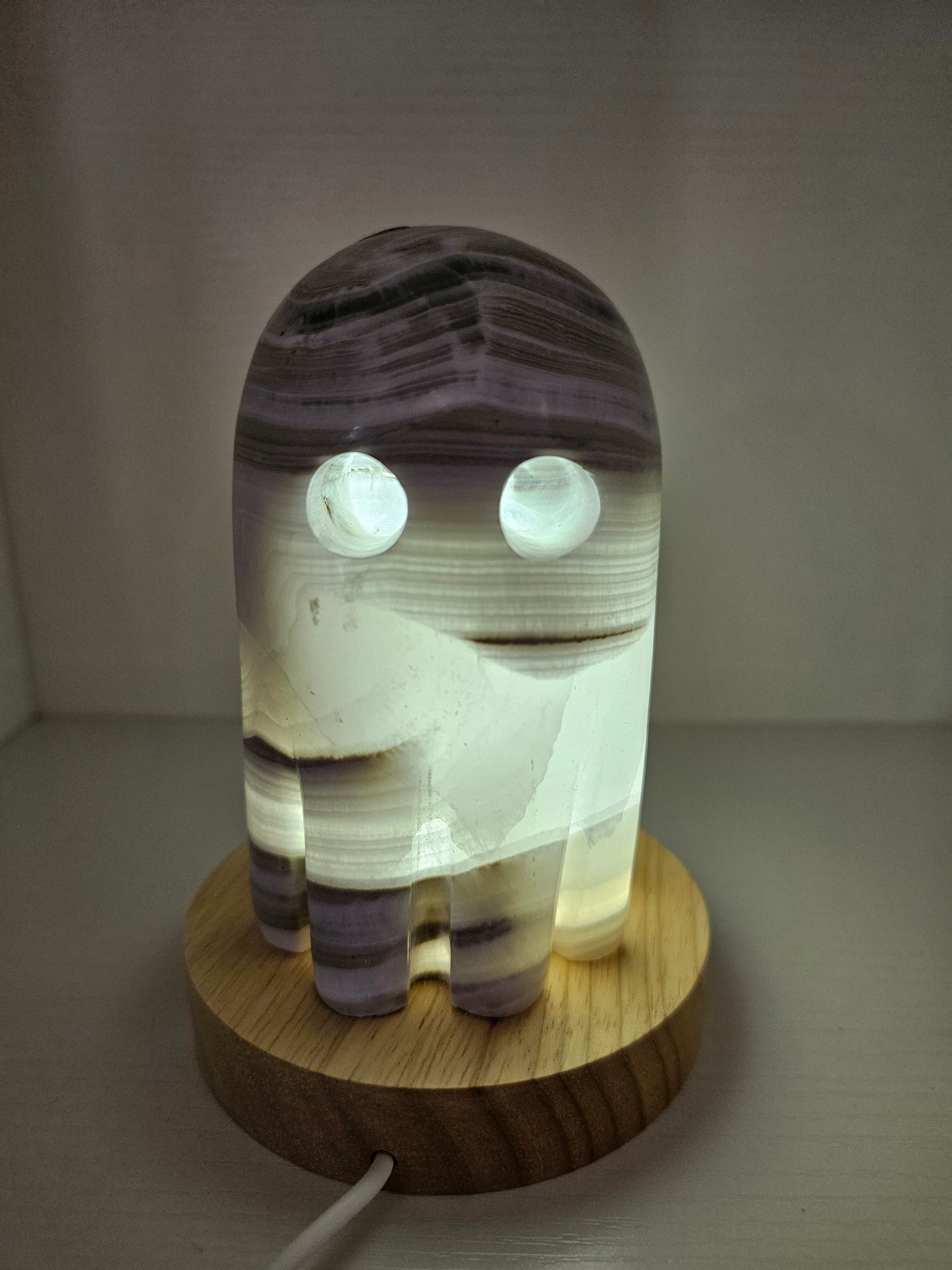 Grey Onyx Ghost Lamp #3