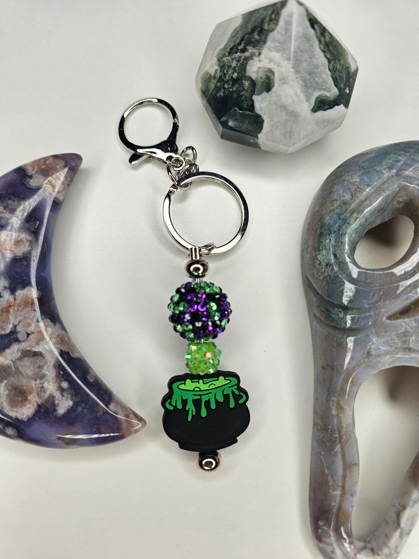Witches Cauldron Keychain