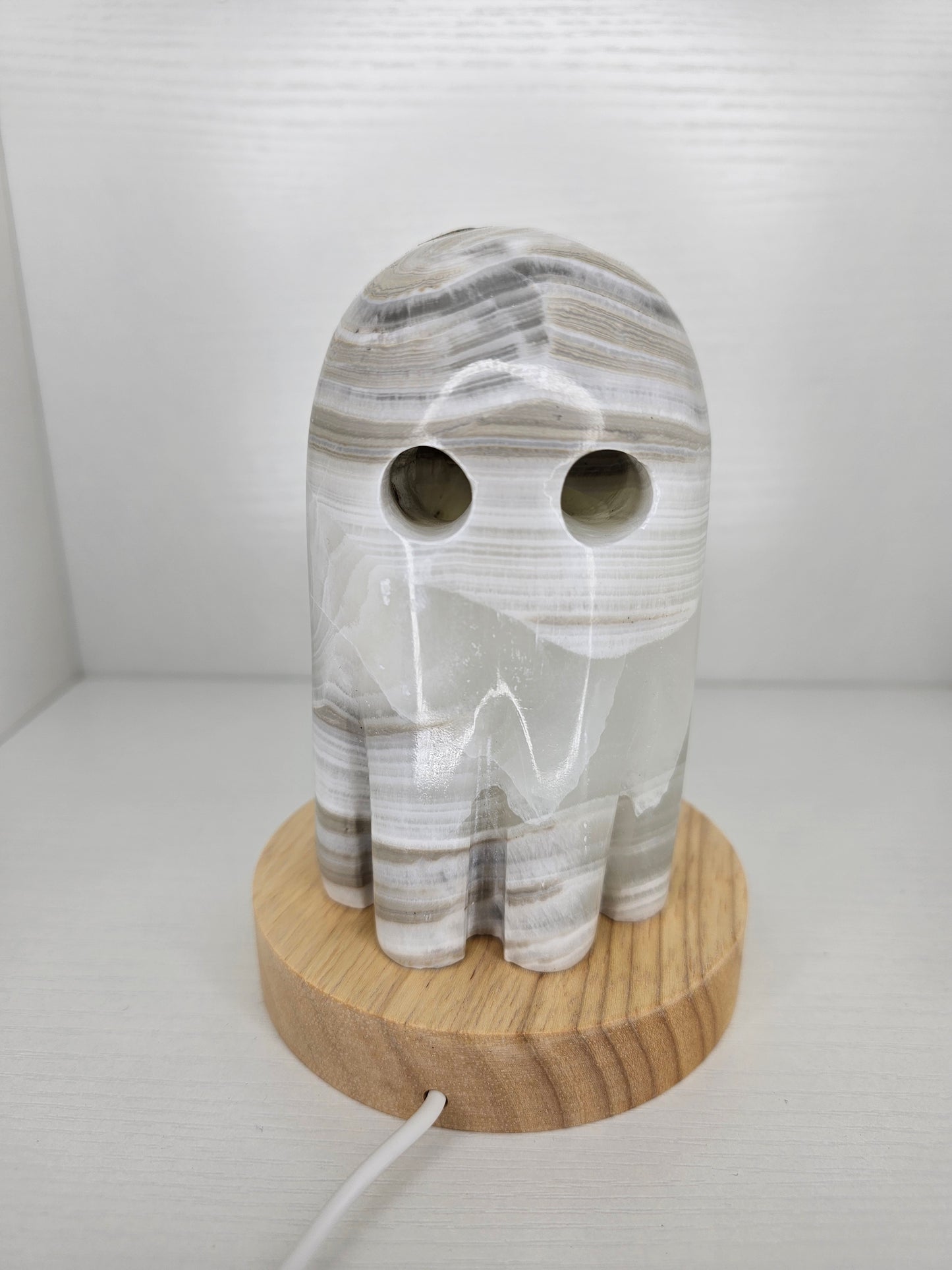 Grey Onyx Ghost Lamp #3