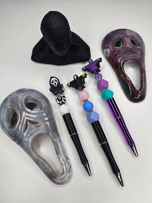 Ghostface Beaded Pens